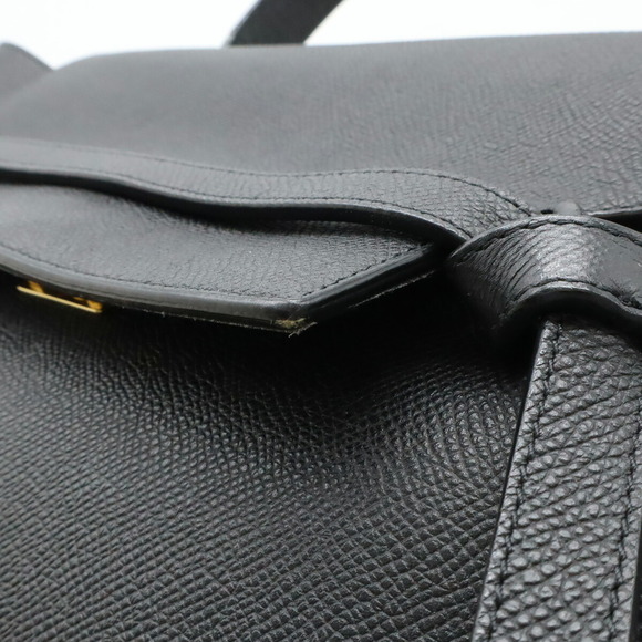 CELINE Belt Bag Shoulder Bag Black Leather - Picture 9 of 9